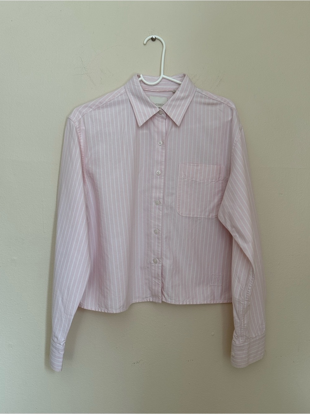 Uniqlo x JW Anderson Pink Striped Button Down Shirt Size S